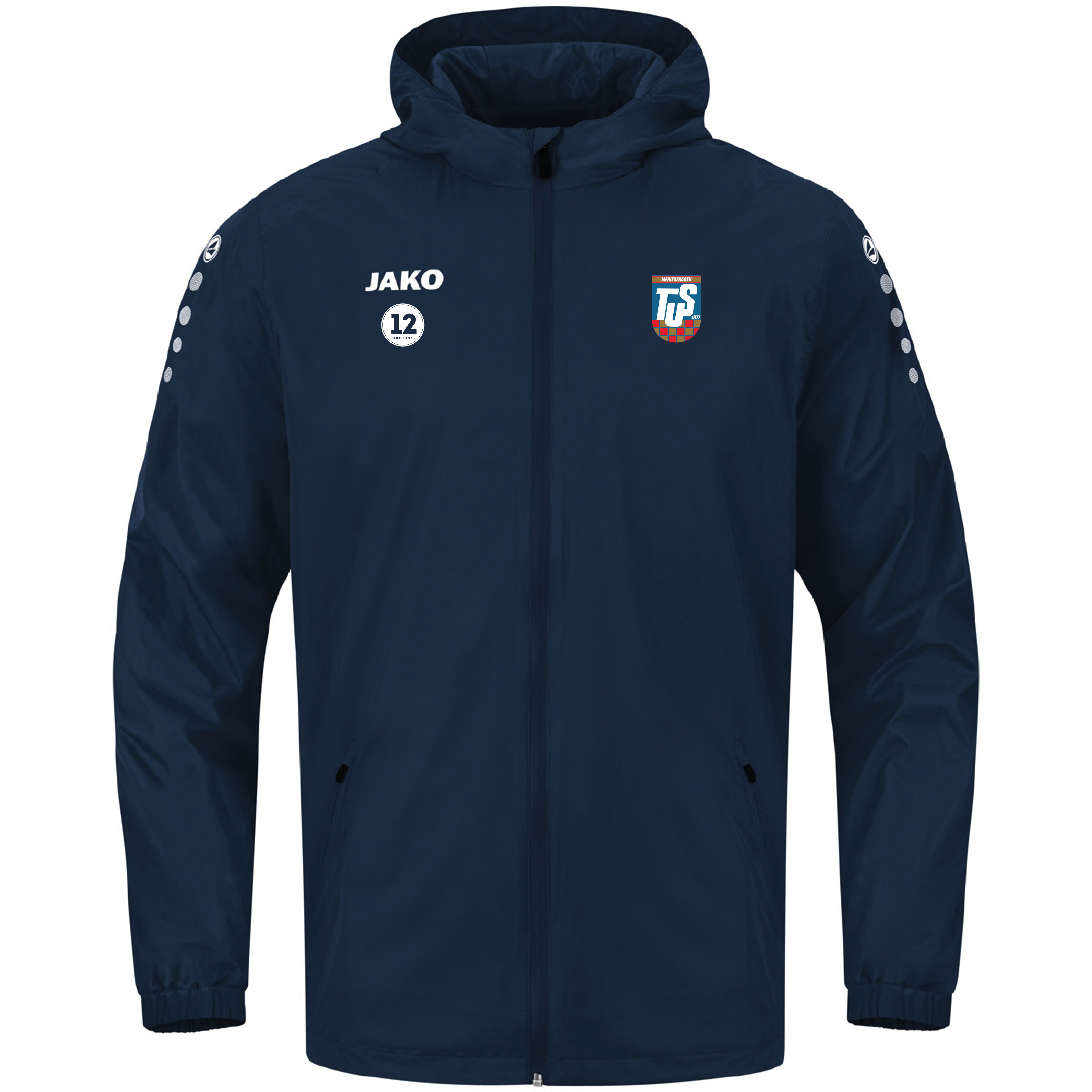 Allwetterjacke Team 2.0 mit Logo Inis und Sponsor