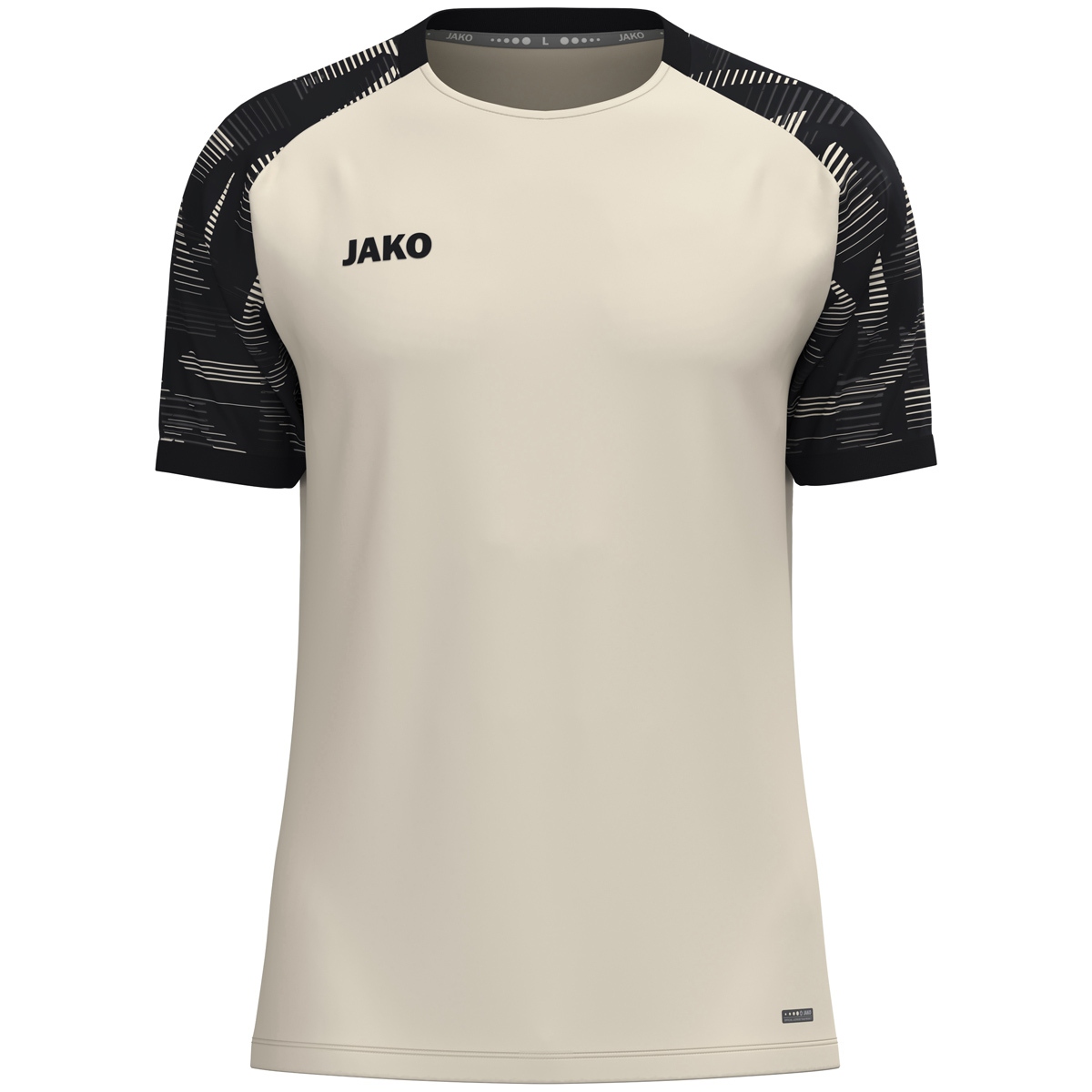 JAKO T-Shirt Sonic - Off white / Schwarz / L