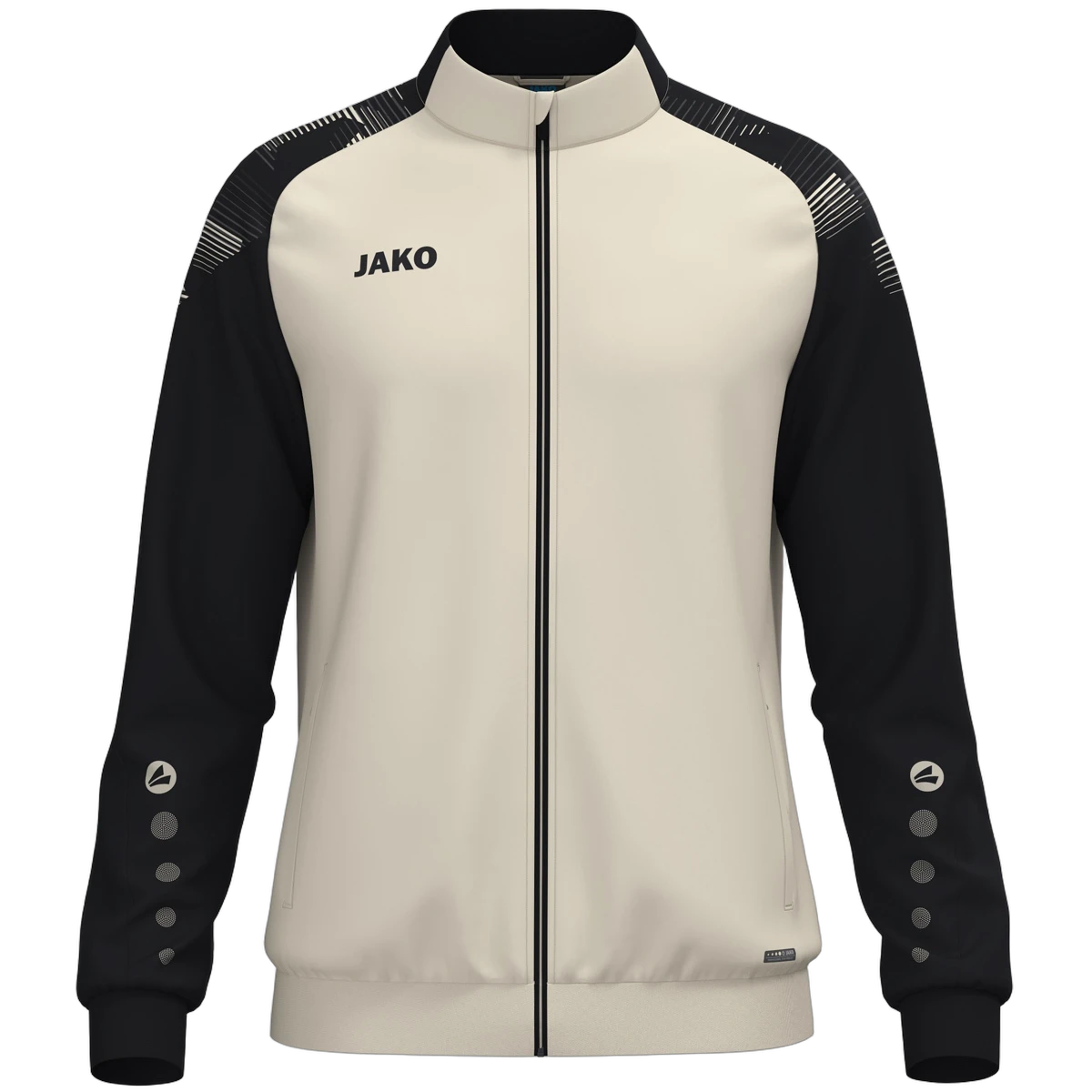 JAKO Polyesterjacke Sonic - Off white / Schwarz / L
